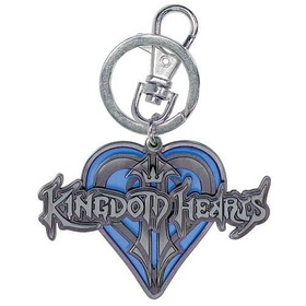 Monogram International MNG-80116-C Disney Kingdom Hearts Logo Blue Heart Key Ring