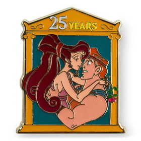 Monogram International MNG-84563-C Disney Hercules and Meg 25th Anniversary Enamel Pin | SDCC 2022 Exclusive