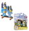Bluey Skateboard Action Figure 2 Pack, Bluey & Bandit