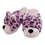 My Pillow Pets My Pillow Pets Pink Leopard Plush Slippers Small