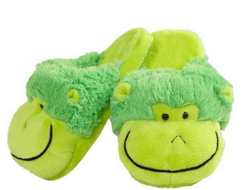 My Pillow Pets My Pillow Pets Neon Monkey Slippers Small Up To Toddler 10