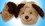 My Pillow Pets MPP-C12729BE-C My Pillow Pets Dog Slippers Small