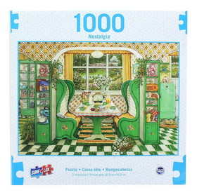The Mazel MZC-44765_BN-C Nostalgia 1000 Piece Jigsaw Puzzle, 1940S Breakfast Nook