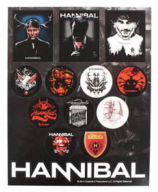 Nerd Block Hannibal Television Series 13-Piece Sticker Sheet