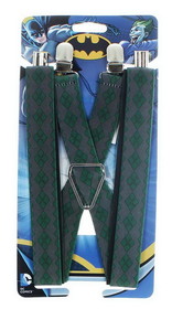 Nerd Block NBK-17648-C DC Comics The Joker Diamond Grey & Green Suspenders