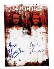 Nerd Block The Shining Twins Lisa and Louise Burns Autographed Picture
