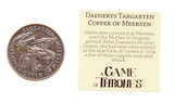 Nerd Block NBK-200074-C Game of Thrones Daenerys Targaryen Queen of Meereen Copper Coin