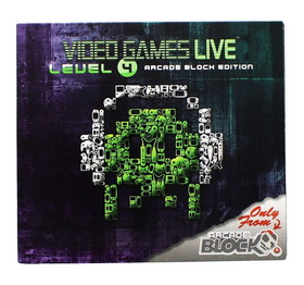 Nerd Block NBK-23033-C Video Games Live Level 4 Music CD, Arcade Block Edition