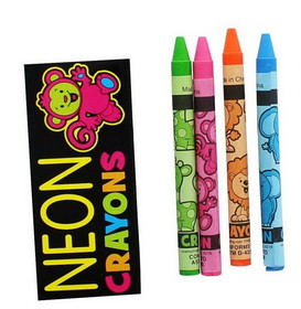 Nerd Block NBK-25103-C Neon Crayons 4-Pack