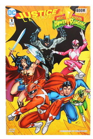 Nerd Block DC Justice League/Power Rangers #1 (Nerd Block Exclusive Cover)