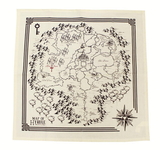Nerd Block NBK-3630-C Legend Of Zeld Map Of Hyrule Tea Towel Set Of 2
