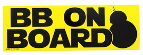Nerd Block NBK-BBSTIKER-C Star Wars Exclusive BB On Board Bumper Sticker