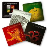 Nerd Block NBK-GOTCSTR-C Game of Thrones Drink Coasters, Set of 4