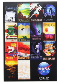 Nerd Block NASA Postcards Pack 14 Count