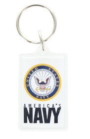 Nerd Block NBK-USNVYKC-C U.S. Navy Keychain America's Navy