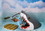 Neca NEC-03346-C JAWS Toony Terrors Quint & Shark Figure 2-Pack