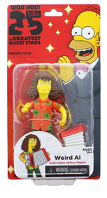 Neca NEC-16082-C The Simpsons 25 Greatest Guest Stars Series 4, Weird Al Yankovic Collectible Figure