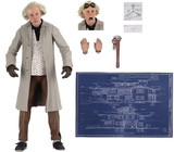 Neca NEC-208712-C Back To The Future  Doc Brown 7 Inch Action Figure