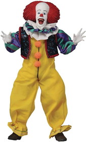 Neca NEC-45472-C IT 8 Inch Clothed Action Figure | Pennywise (1990)
