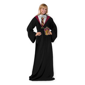 The Northwest Group NHG-1HPT111000001-C Harry Potter Hogwarts Rules Adult Silk Touch Comfy Throw With Sleeves