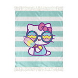 The Northwest Group NHG-1SAN400000001-C Hello Kitty Popsicle 50 x 60 Inch Beach Throw with Tassels