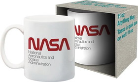 NMR Distribution NASA Red Logo 11oz Ceramic Coffee Mug