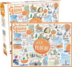NMR Distribution NMR-62156-C Dahl James and the Giant Peach 500 Piece Jigsaw Puzzle