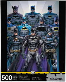 NMR Distribution NMR-62207-C DC Comics Batman Batsuits 500 Piece Jigsaw Puzzle