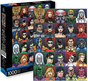 DC Comics Faces 1000 Piece Jigsaw Puzzle