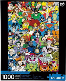 NMR Distribution NMR-65378-C DC Comics Retro Cast 1000 Piece Jigsaw Puzzle