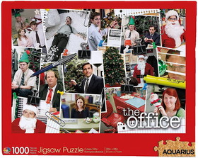 NMR Distribution NMR-65387-C The Office Christmas 1000 Piece Jigsaw Puzzle.