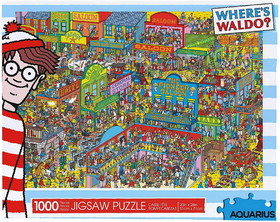 NMR Distribution NMR-65391-C Where's Waldo Wild Wild West 1000 Piece Jigsaw Puzzle
