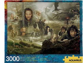 NMR Distribution NMR-68520-C The Lord of the Rings Saga 3000 Piece Jigsaw Puzzle