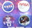 NASA Carded Button Pin 4 Pack