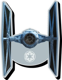 NMR Distribution Star Wars TIE Fighter Large Funky Chunky Magnet