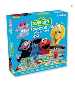 Sesame Street Neighborhood Journey Family Board Game, 2-4 Players