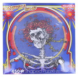 NMR Distribution NMR-ALBM-008-C Grateful Dead Skull & Roses 450 Piece Record Disc Jigsaw Puzzle