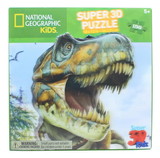 National Geographic NTG-10874-C National Geographic Kids Tyrannosaurus Rex 150 Piece Super 3D Jigsaw Puzzle