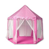 Ningbo Zhongrui Import And Export NZI-77602-C Pink Hexagon Fantasy Castle Play Tent | 53 x 47 x 55 Inches