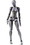 1000Toys ONE-39135-C 1000 Toys TOA Heavy Industries: Synthetic Human Female 1:12 Scale Action Figure
