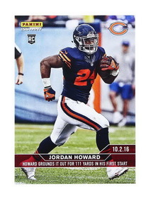 Chicago Bears Jordan Howard 2016 Panini Instant NFL Rookie Card #73