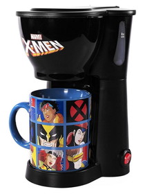 Pangea Brands PGB-219902-C Marvel X-Men Coffee Maker and 12oz Mug