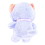 Puka Creations PKA-9477-BLU-C 3D Lovely Cat 10 Inch Plush Collectible | Purple