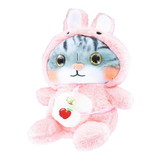 Puka Creations PKA-9477-PNK-C 3D Lovely Cat 10 Inch Plush Collectible | Pink