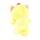 Puka Creations PKA-9477-YLW-C 3D Lovely Cat 10 Inch Plush Collectible | Yellow
