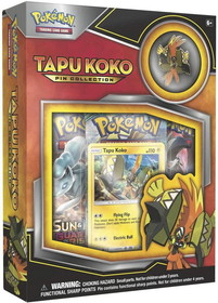 Pokemon PKN-PKU80276-C Pokemon TCG Pin Collection Card Game | Tapu Koko