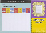 Paladone Products PLD-PP5566FRTX-C Friends Tv Sitcom Themed Desk Planner, Weekly Calendar, 52 Pages