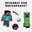 Paladone Products PLD-PP6586MCFTX-C Minecraft Characters Removable Vinyl Stickers, 4 Sheets