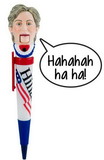 Play Visions Hillary Clinton Laughing Novelty Pen