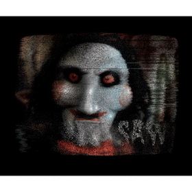Paper Magic PMG-6548018-C Saw Jigsaw Screen Spooky Scenes Cling